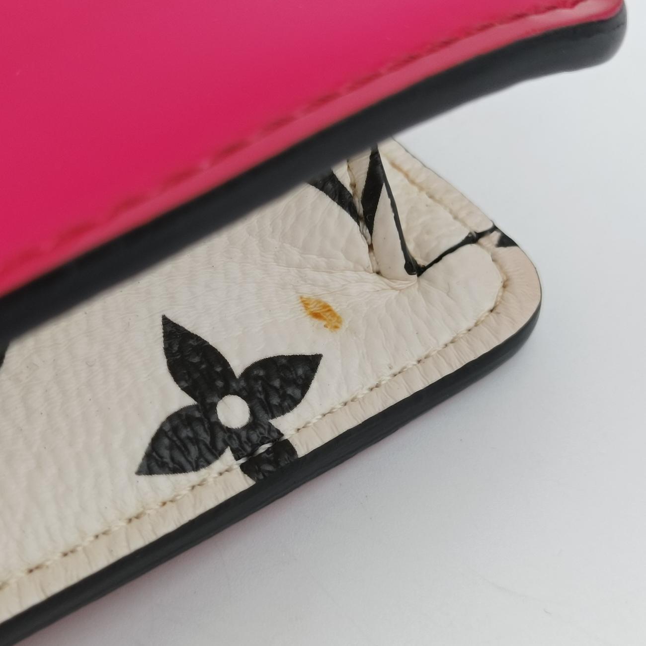 Portefeuille Cherry Wood BBPink x Black x WhiteVernisM67793CA0159ポルトフォイユ チェリーウッドBBピンク×ブラック×ホワイトヴェルニM67793CA0159
