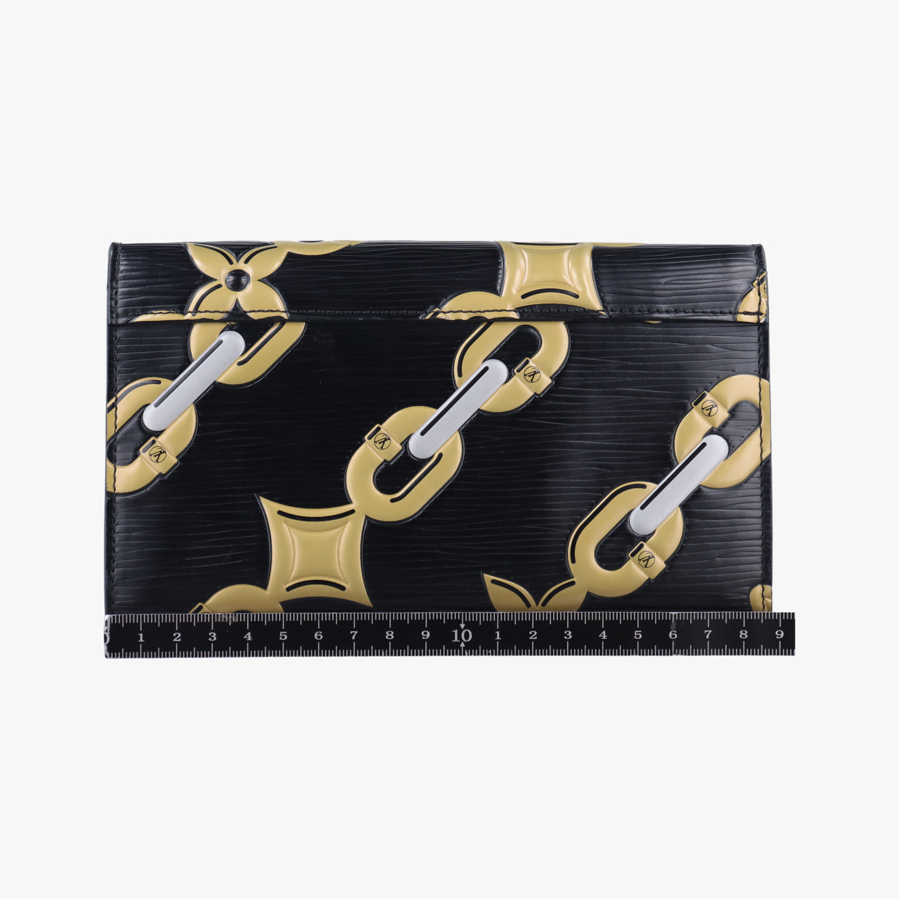 Chain Flower Print Twist Chain WalletGold x White x BlackEpiM67226SP5125チェーンフラワープリントツイストチェーンウォレットゴールド×ホワイト×ブラックエピM67226SP5125