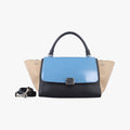 TrapezeBlue x Black x IvoryLeatherW-BG-3165トラペーズブルー×ブラック×アイボリーレザーW-BG-3165
