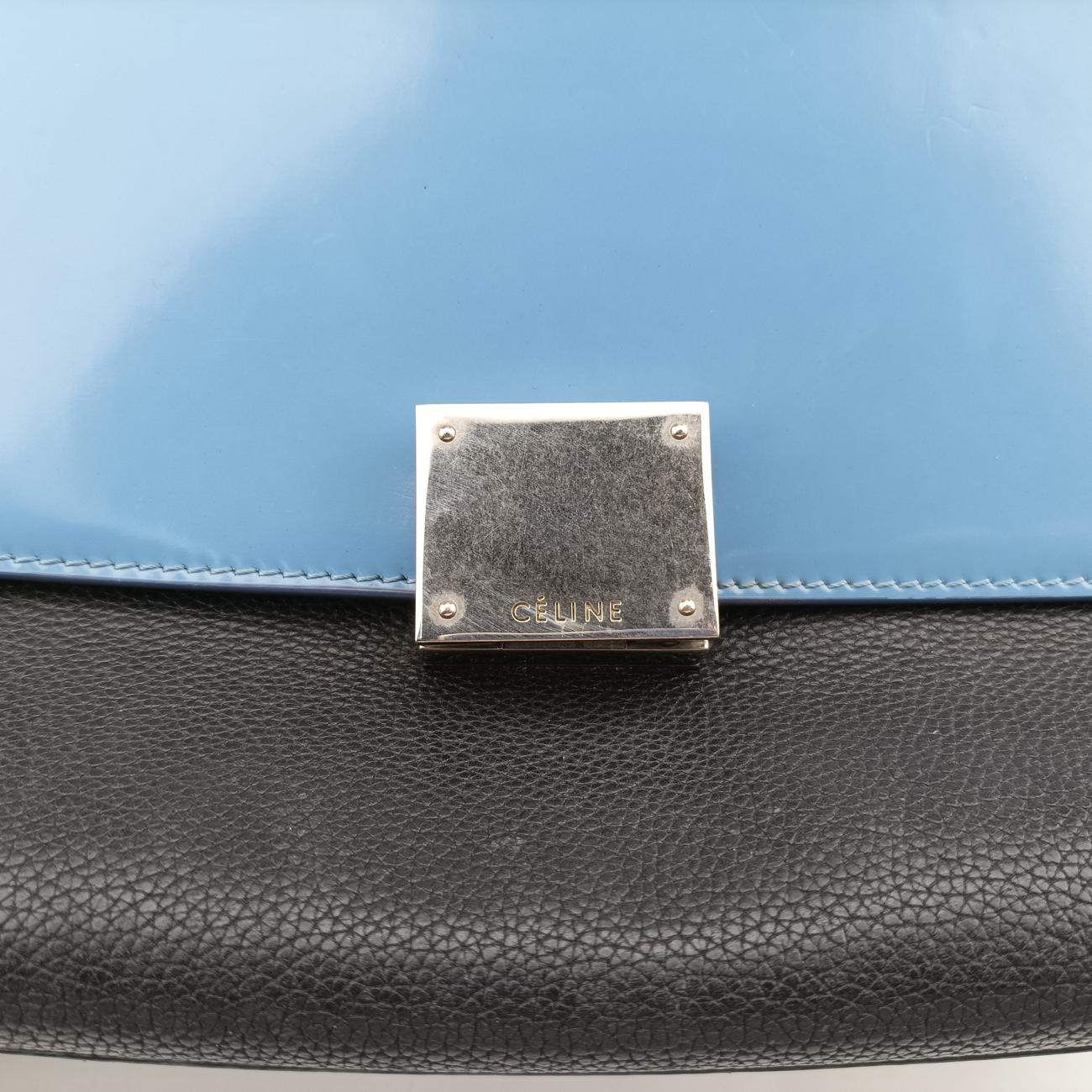 TrapezeBlue x Black x IvoryLeatherW-BG-3165トラペーズブルー×ブラック×アイボリーレザーW-BG-3165