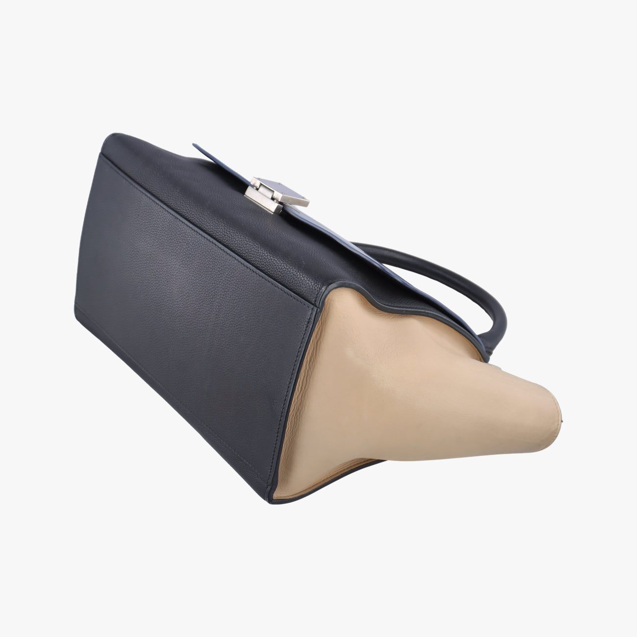 TrapezeBlue x Black x IvoryLeatherW-BG-3165トラペーズブルー×ブラック×アイボリーレザーW-BG-3165
