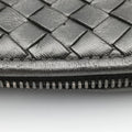 NODINI IntrecciatoSilverlambskinB04619146Rノディーニ イントレチャートシルバーラムスキンB04619146R