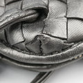 NODINI IntrecciatoSilverlambskinB04619146Rノディーニ イントレチャートシルバーラムスキンB04619146R