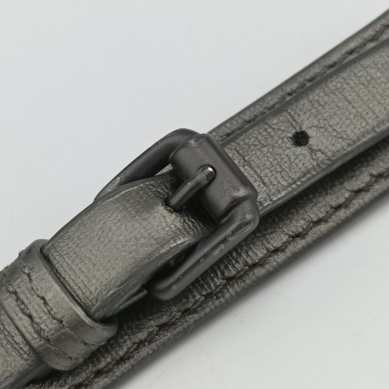 NODINI IntrecciatoSilverlambskinB04619146Rノディーニ イントレチャートシルバーラムスキンB04619146R