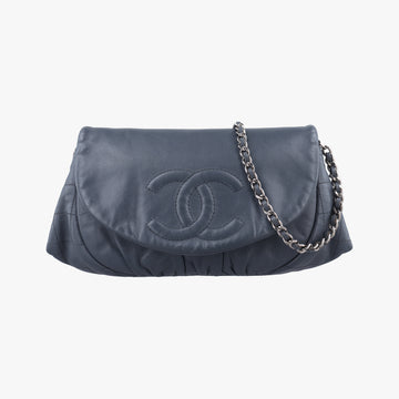 CC Half Moon FlapBluelambskinA4003314655472ハーフムーンブルーラムスキンA4003314655472