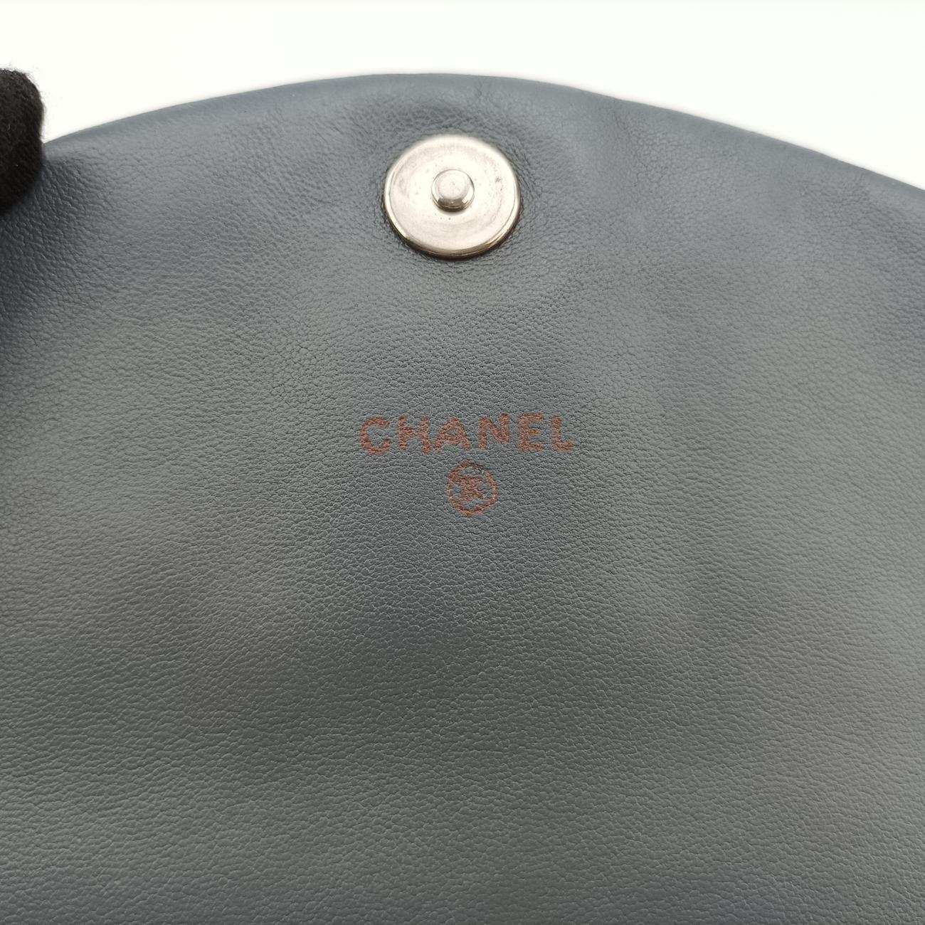 CC Half Moon FlapBluelambskinA4003314655472ハーフムーンブルーラムスキンA4003314655472