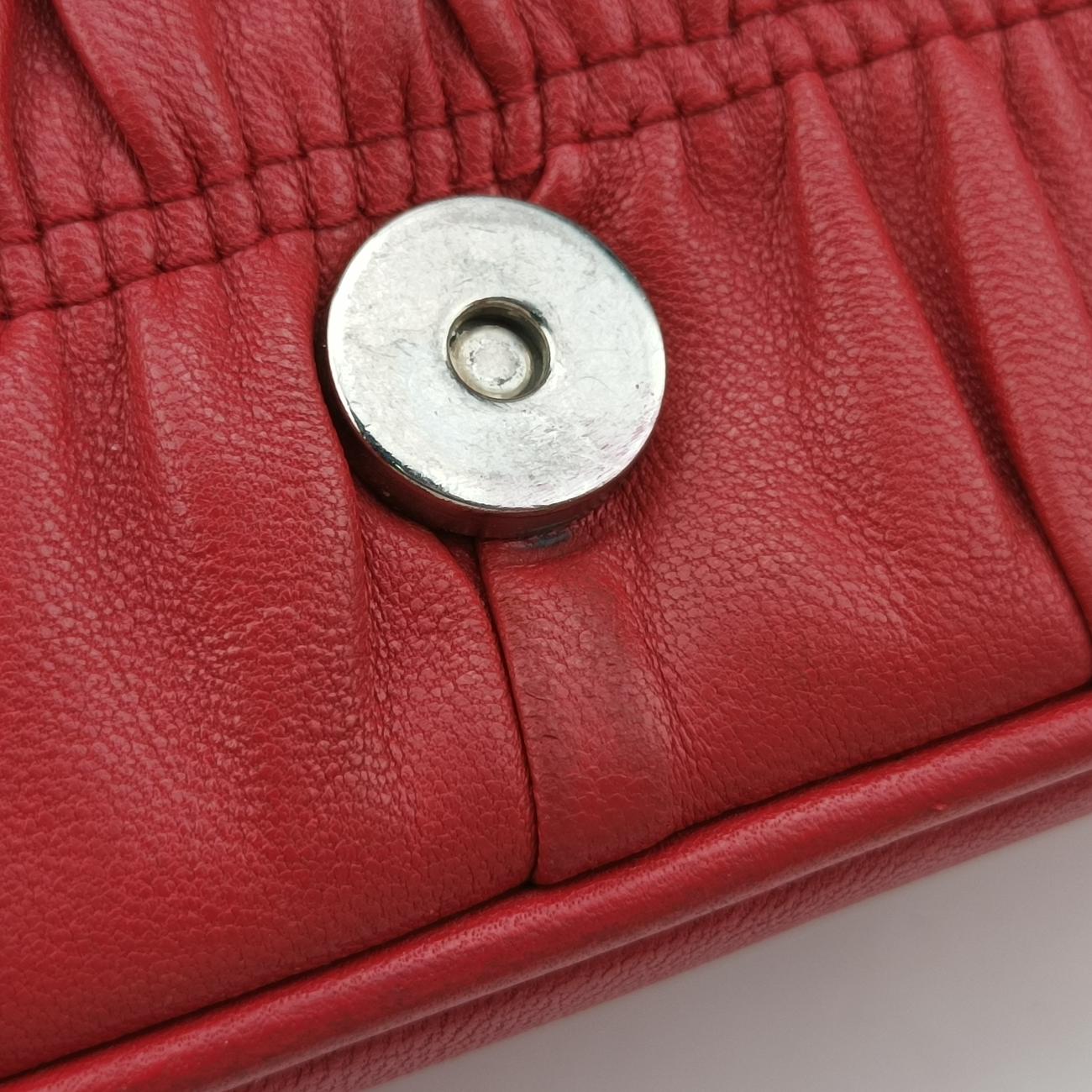 Nappa GaufreRedlambskin1BD140197ナッパ ゴーフルレッドラムスキン1BD140197