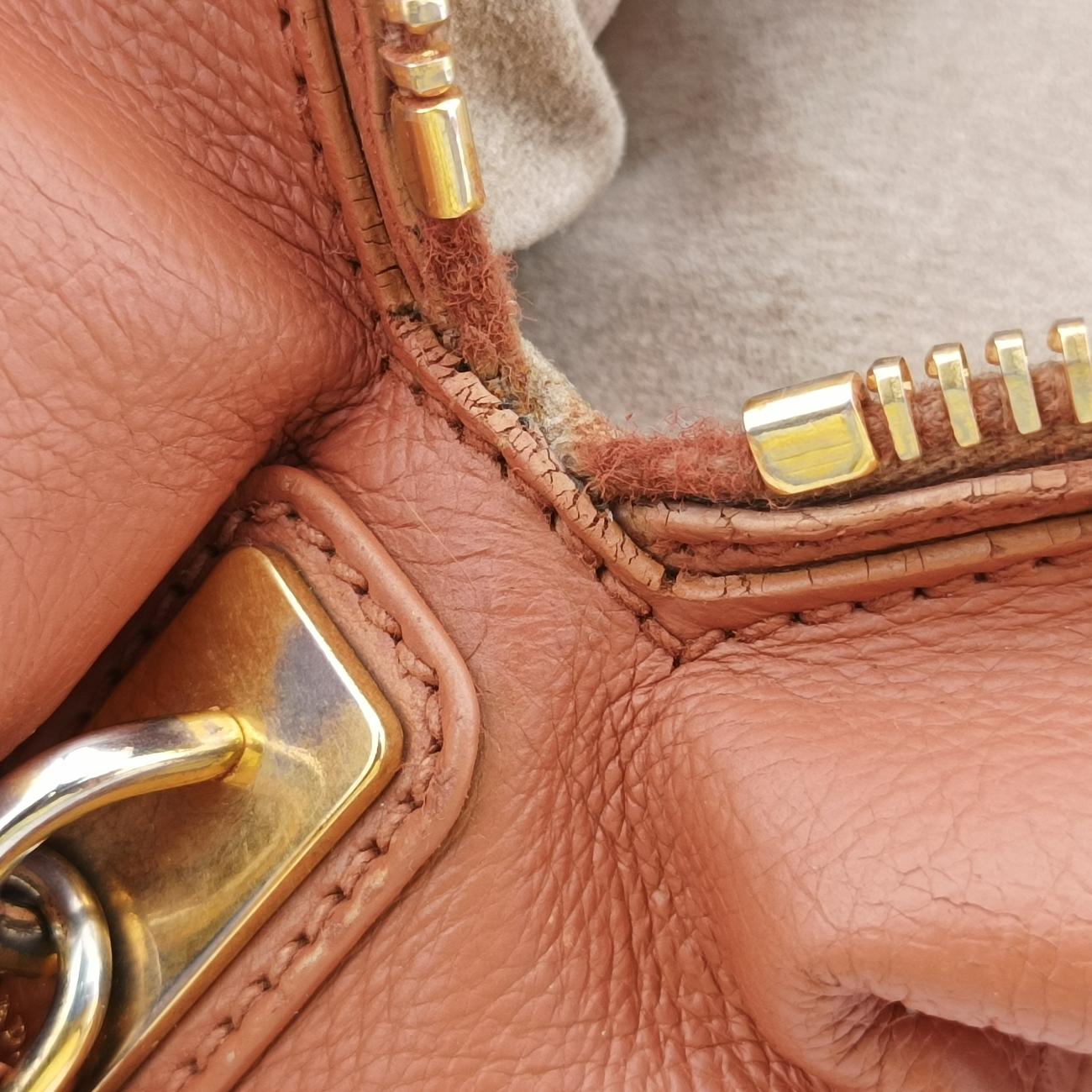 Glace calf frame satchelBrownLeather113 11グレースカーフフレームサッチェルブラウンレザー113 11