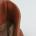 Glace calf frame satchelBrownLeather113 11グレースカーフフレームサッチェルブラウンレザー113 11