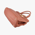 Glace calf frame satchelBrownLeather113 11グレースカーフフレームサッチェルブラウンレザー113 11