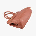Glace calf frame satchelBrownLeather113 11グレースカーフフレームサッチェルブラウンレザー113 11