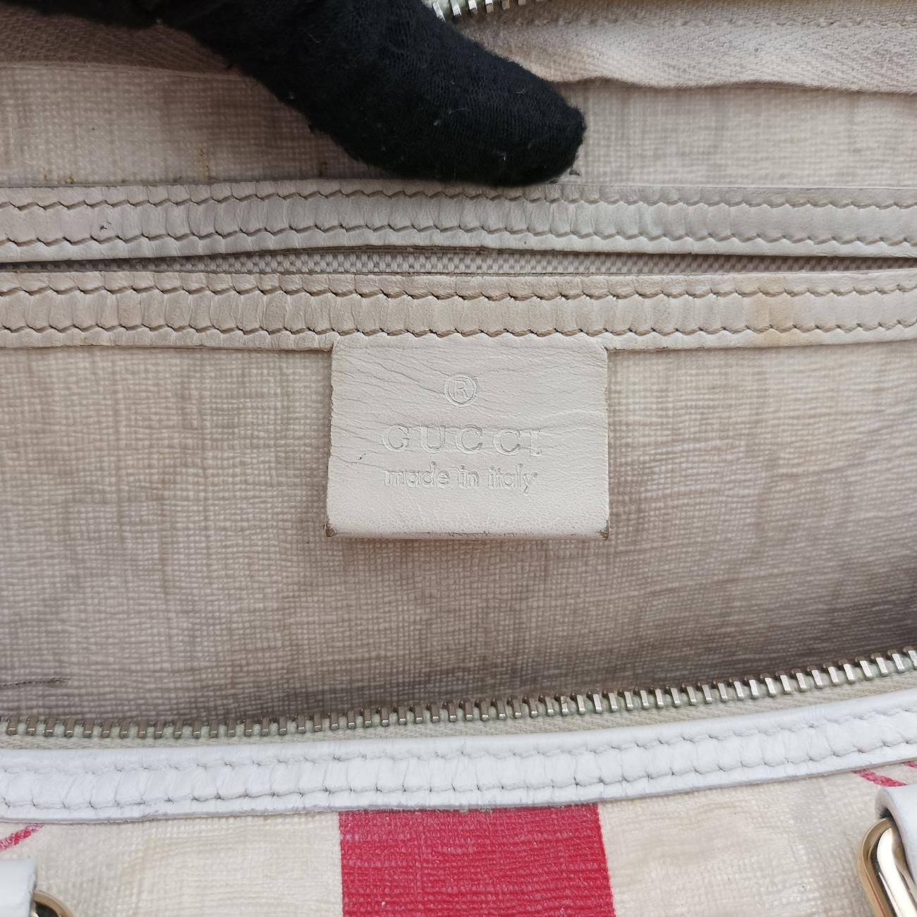 Italian Flag GG SupremeWhite x RedPVC coated canvas195451F4765081イタリア フラッグ GGスプリームホワイト×レッドPVCコーティングキャンバス195451F4765081