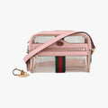 OPHIDIAPink×TransparentPVC coated canvas517350オフィディアピンク × クリアPVCコーティングキャンバス517350