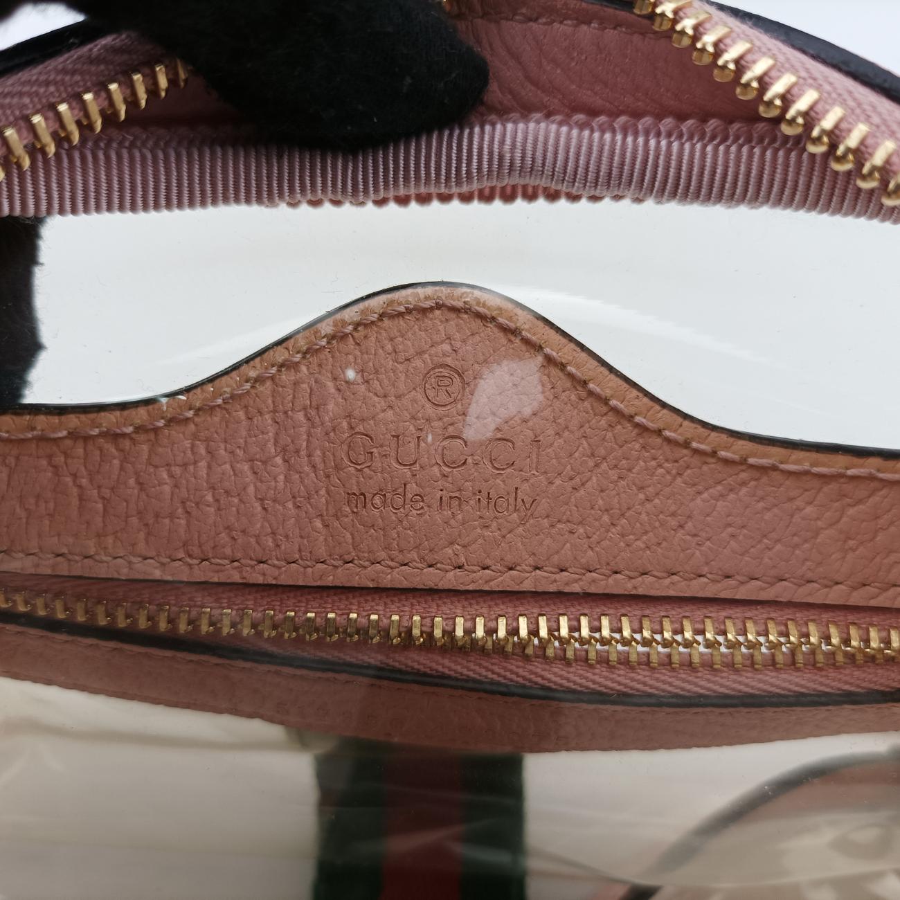 OPHIDIAPink×TransparentPVC coated canvas517350オフィディアピンク × クリアPVCコーティングキャンバス517350