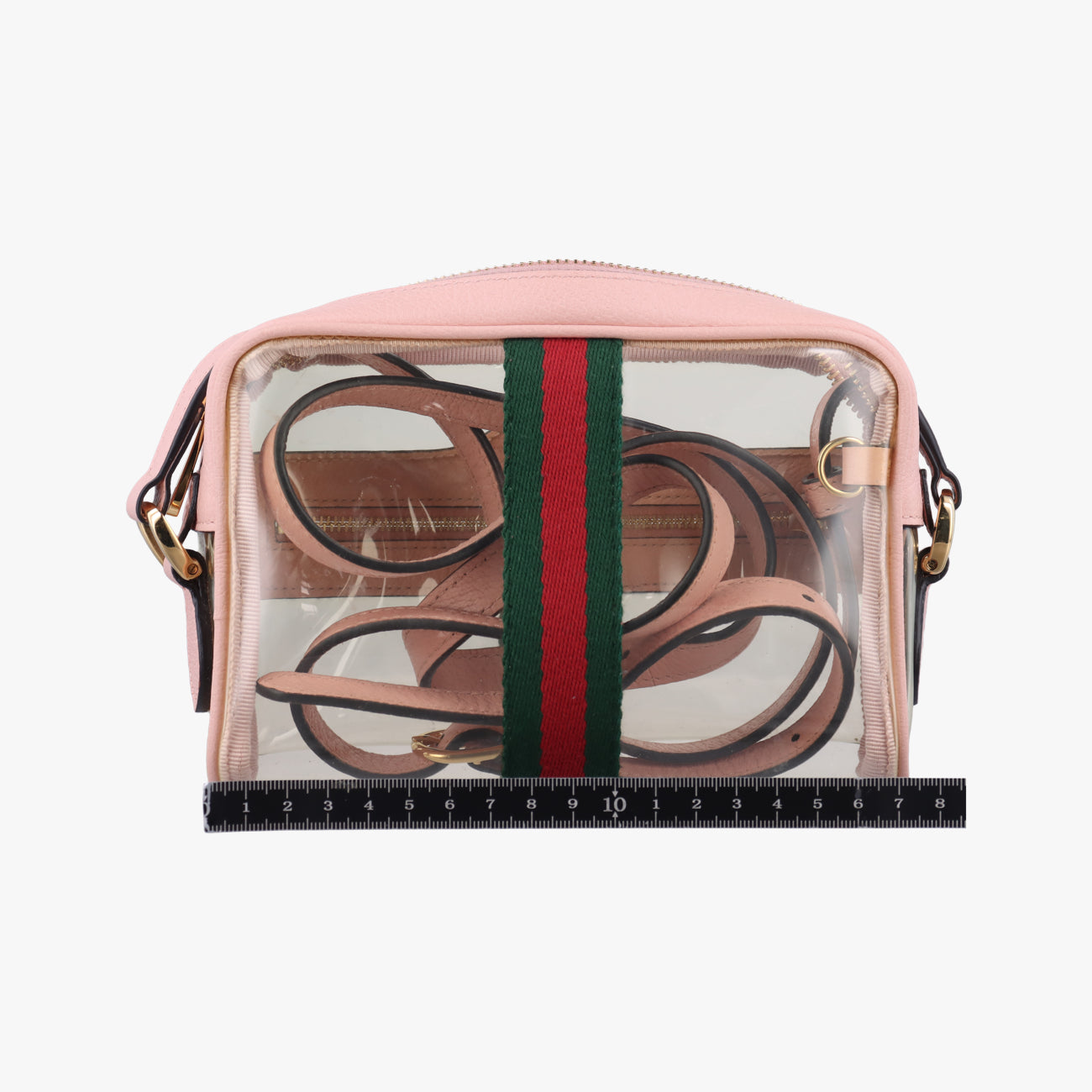 OPHIDIAPink×TransparentPVC coated canvas517350オフィディアピンク × クリアPVCコーティングキャンバス517350