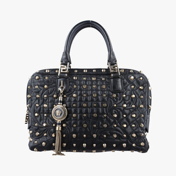 Medusa Nappa Barocco Quilted Studded VanitasBlackLeatherメデューサナッパバロックキルティングスタッズヴァニタスブラックレザー