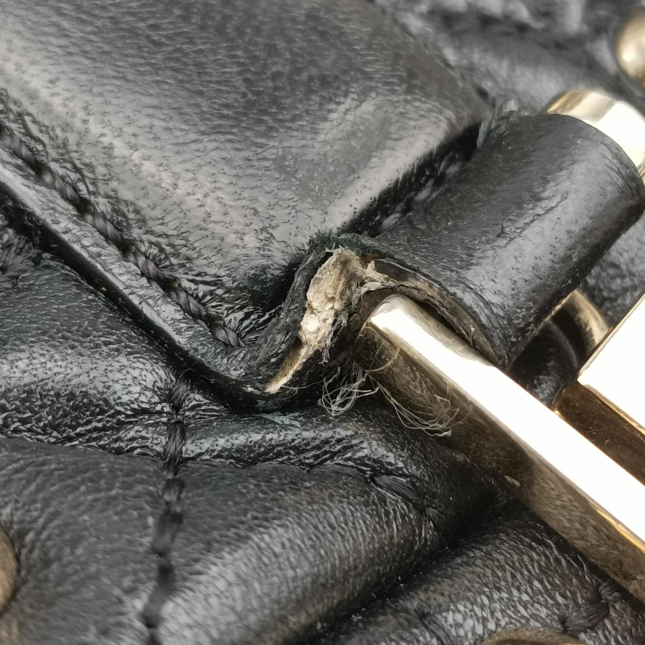 Medusa Nappa Barocco Quilted Studded VanitasBlackLeatherメデューサナッパバロックキルティングスタッズヴァニタスブラックレザー