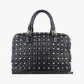 Medusa Nappa Barocco Quilted Studded VanitasBlackLeatherメデューサナッパバロックキルティングスタッズヴァニタスブラックレザー