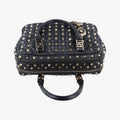Medusa Nappa Barocco Quilted Studded VanitasBlackLeatherメデューサナッパバロックキルティングスタッズヴァニタスブラックレザー