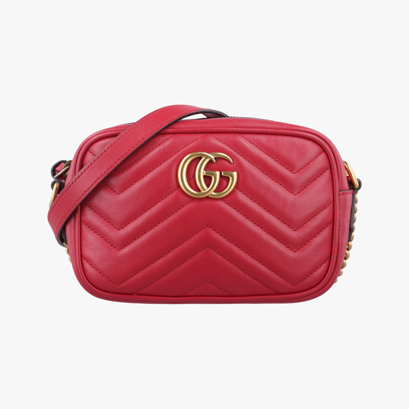 GG MarmontRedLeather448065B022764207GGマーモントレッドレザー448065B022764207
