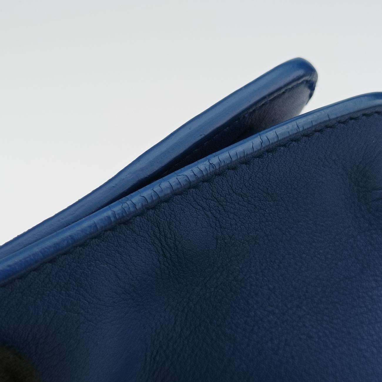 Y Ligne Petit CabasBlueLeather311210PMR311210.1113Yライン プチカバスブルーレザー311210PMR311210.1113