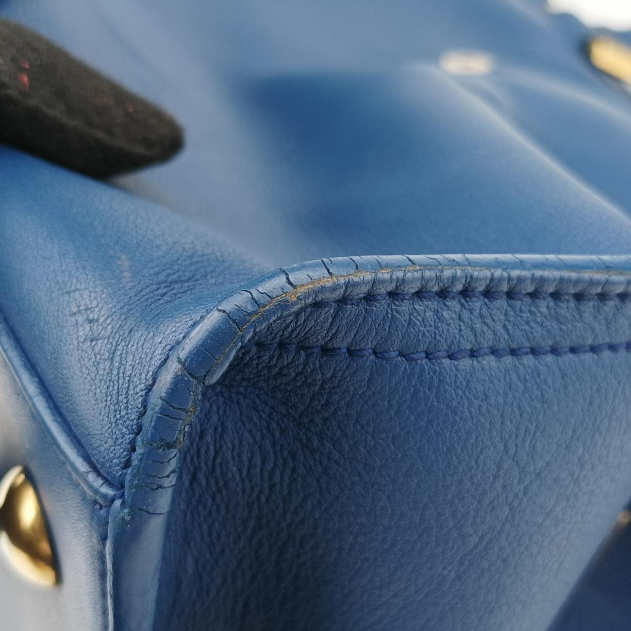 Y Ligne Petit CabasBlueLeather311210PMR311210.1113Yライン プチカバスブルーレザー311210PMR311210.1113