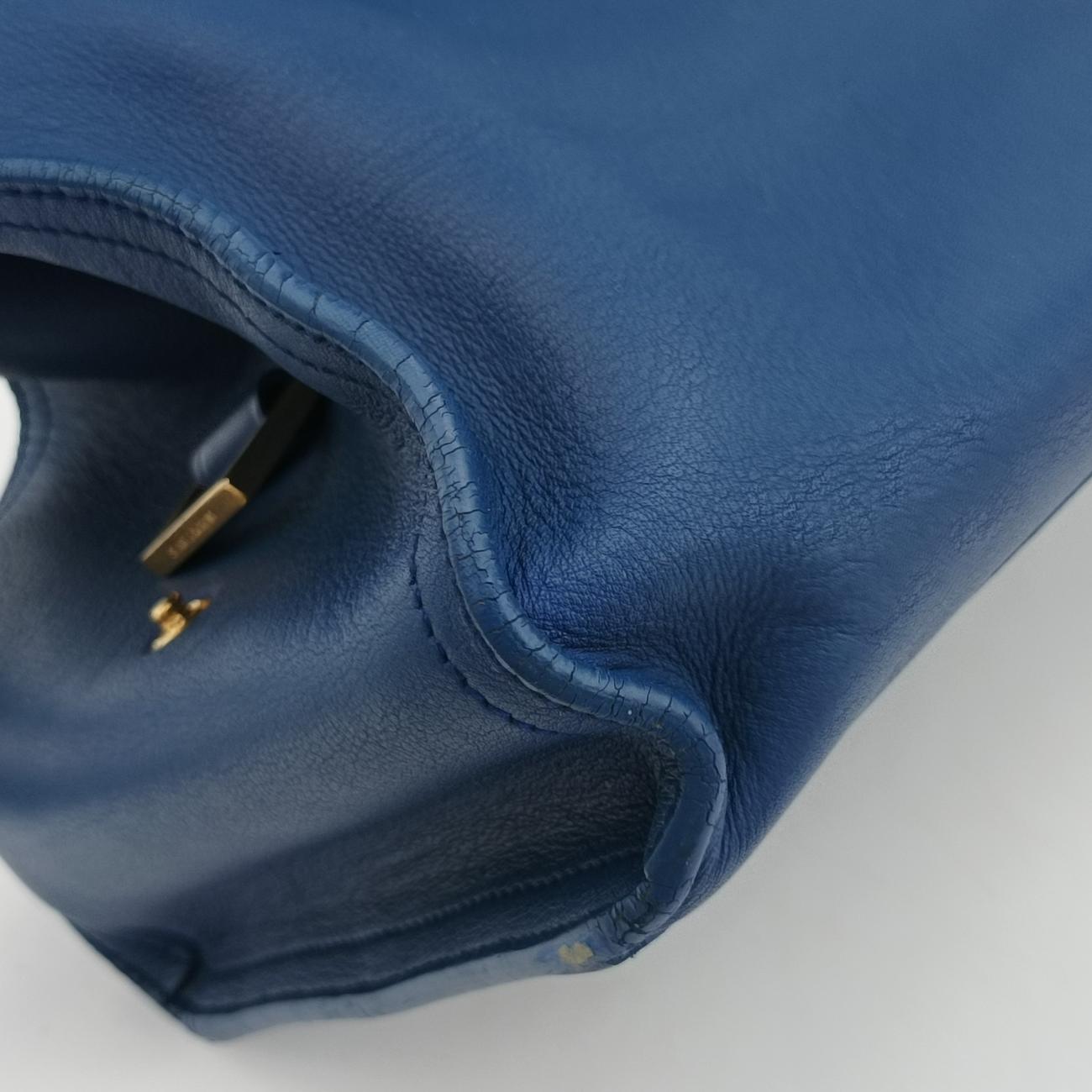 Y Ligne Petit CabasBlueLeather311210PMR311210.1113Yライン プチカバスブルーレザー311210PMR311210.1113