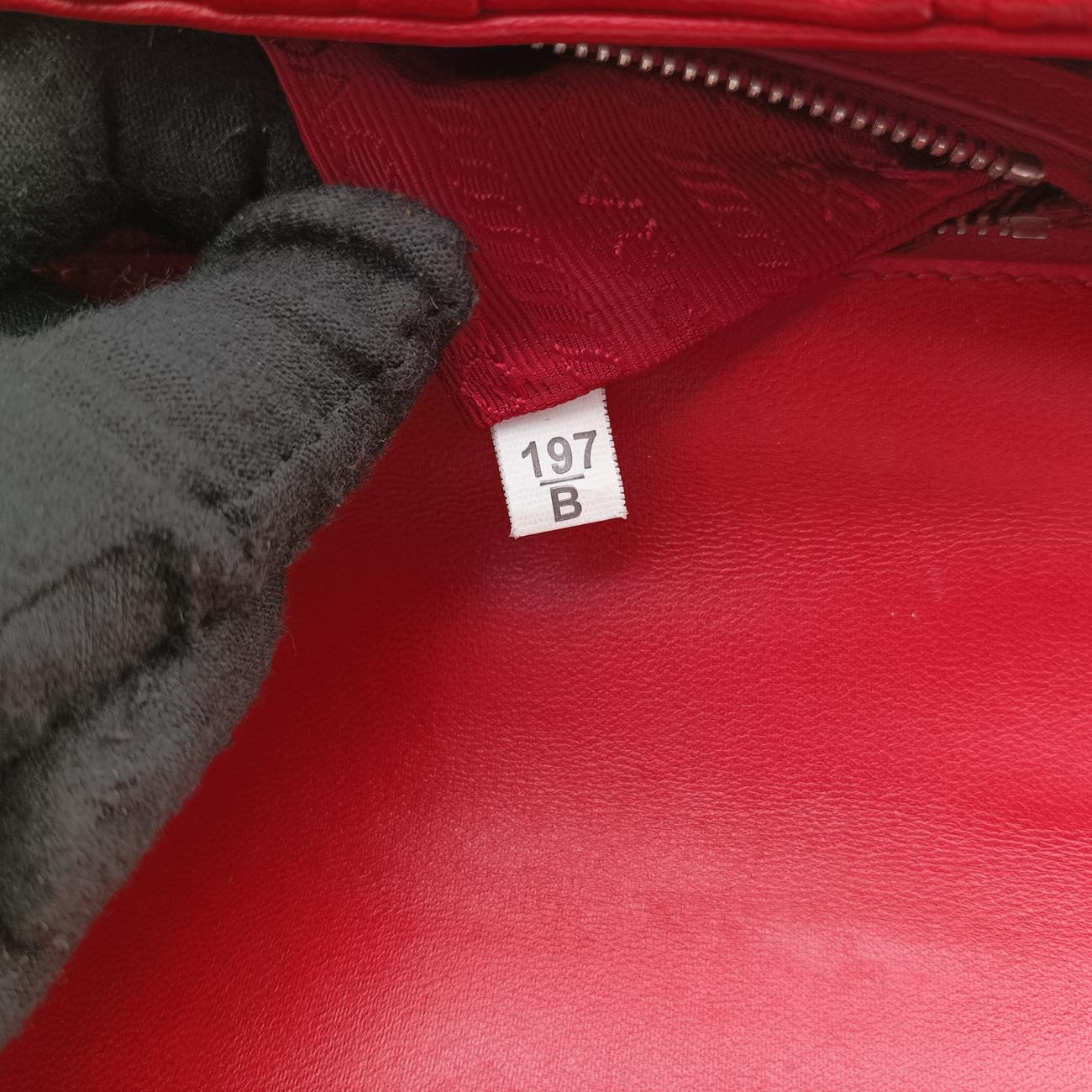 Nappa GaufreRedlambskin1BD140197/Bナッパ ゴーフルレッドラムスキン1BD140197/B