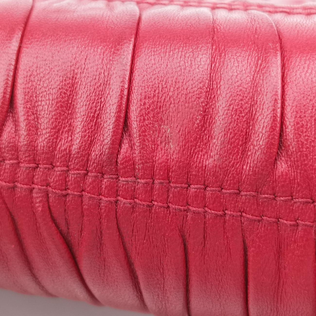Nappa GaufreRedlambskin1BD140197/Bナッパ ゴーフルレッドラムスキン1BD140197/B
