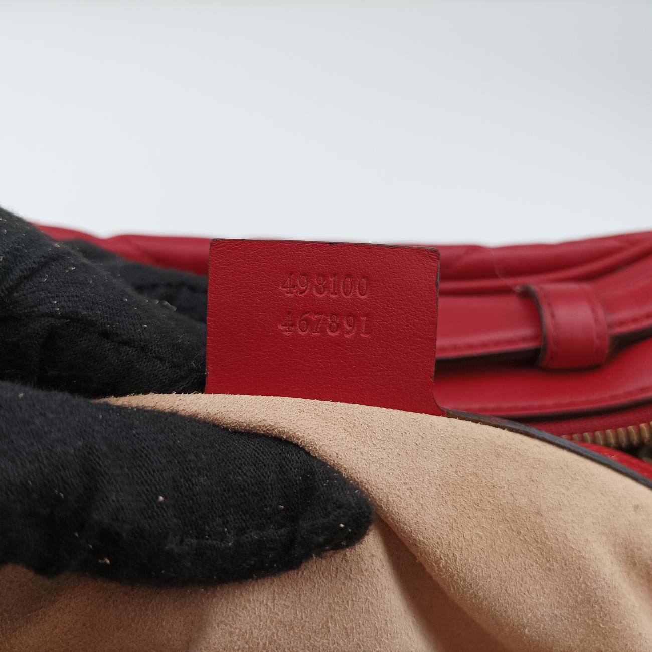 GG MarmontRedLeather498100C022796444GGマーモントレッドレザー498100C022796444
