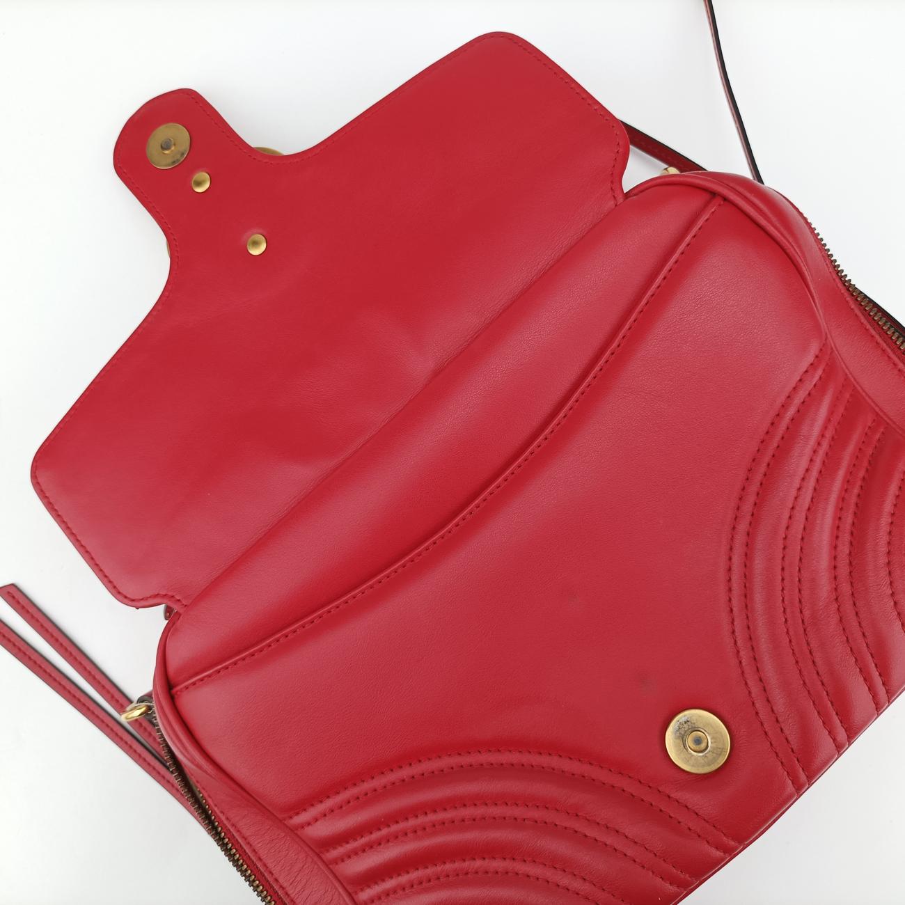 GG MarmontRedLeather498100C022796444GGマーモントレッドレザー498100C022796444