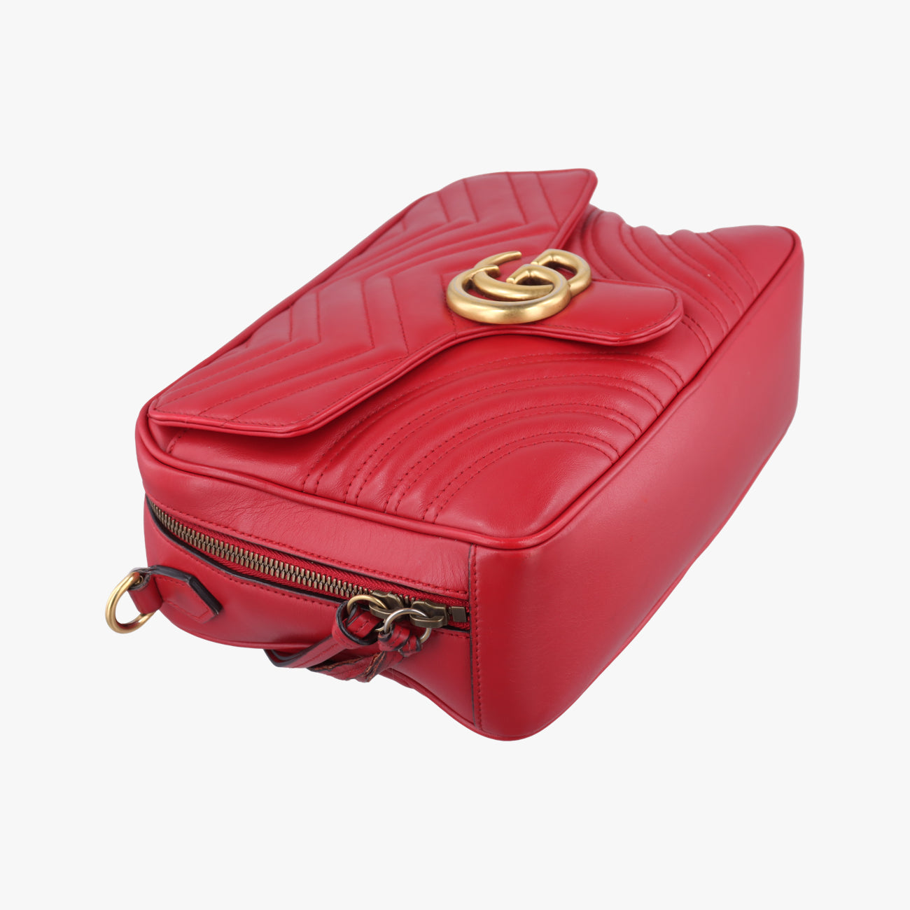 GG MarmontRedLeather498100C022796444GGマーモントレッドレザー498100C022796444