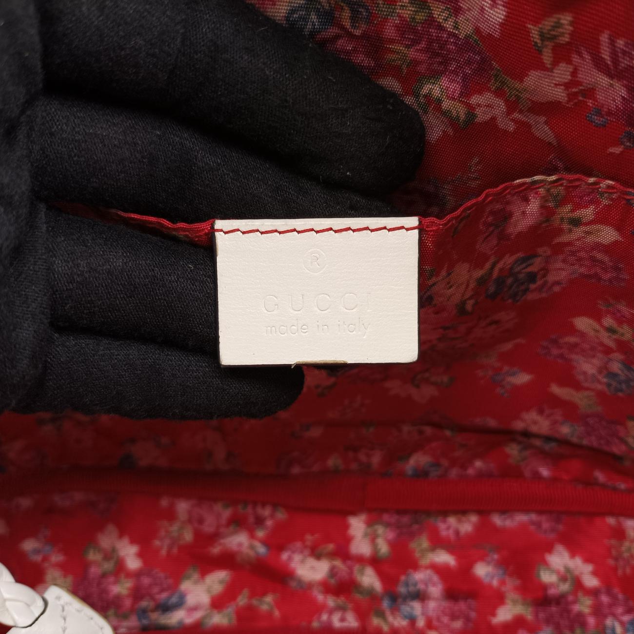GG Marmont PochetteWhiteLeather541051D026388367GGマーモント ポシェットホワイトレザー541051D026388367
