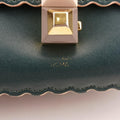 studded Kan IGreenLeather8M03818M0381 A18Q 189.0189スタッズ キャナイグリーンレザー8M03818M0381 A18Q 189.0189