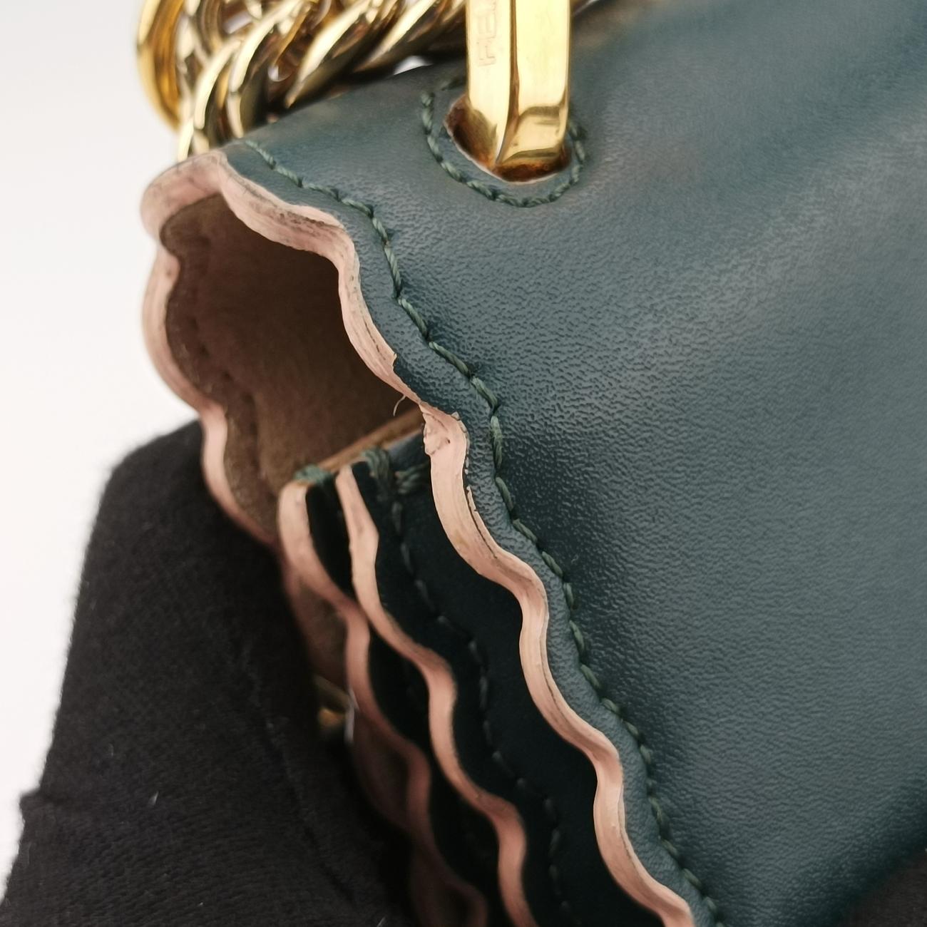 studded Kan IGreenLeather8M03818M0381 A18Q 189.0189スタッズ キャナイグリーンレザー8M03818M0381 A18Q 189.0189