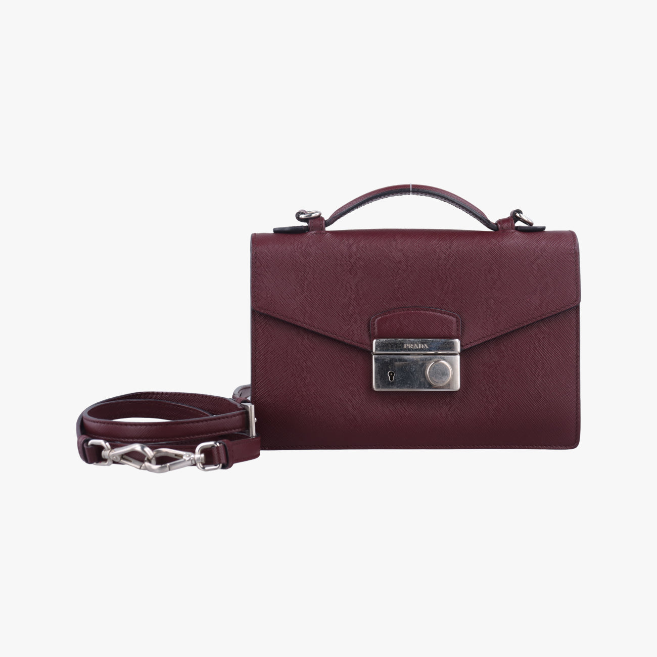 Sound SatchelBordeauxSAFFIANO LeatherBT096014/Jサウンド サッチェルボルドーサフィアーノレザーBT096014/J