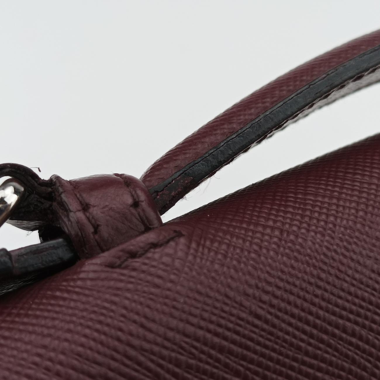 Sound SatchelBordeauxSAFFIANO LeatherBT096014/Jサウンド サッチェルボルドーサフィアーノレザーBT096014/J