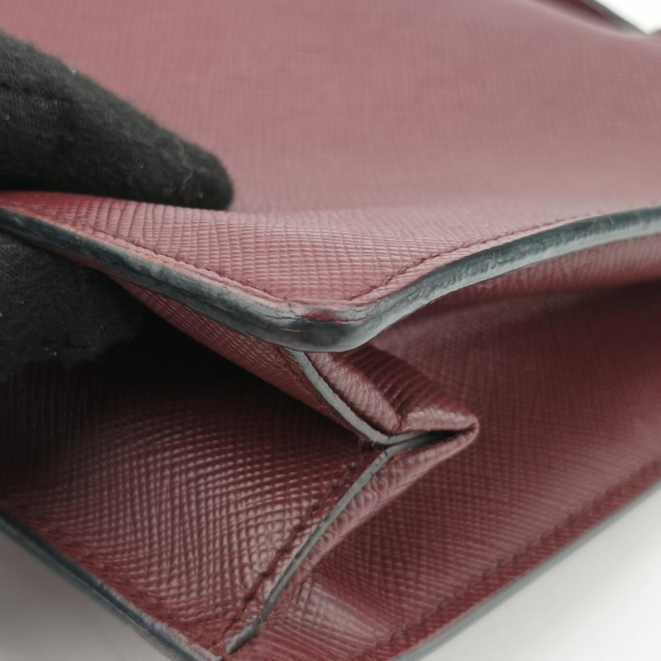 Sound SatchelBordeauxSAFFIANO LeatherBT096014/Jサウンド サッチェルボルドーサフィアーノレザーBT096014/J