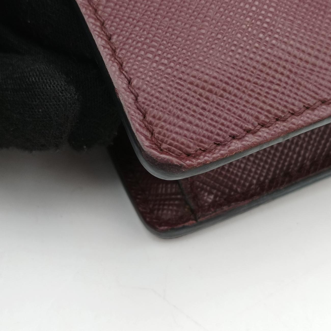 Sound SatchelBordeauxSAFFIANO LeatherBT096014/Jサウンド サッチェルボルドーサフィアーノレザーBT096014/J