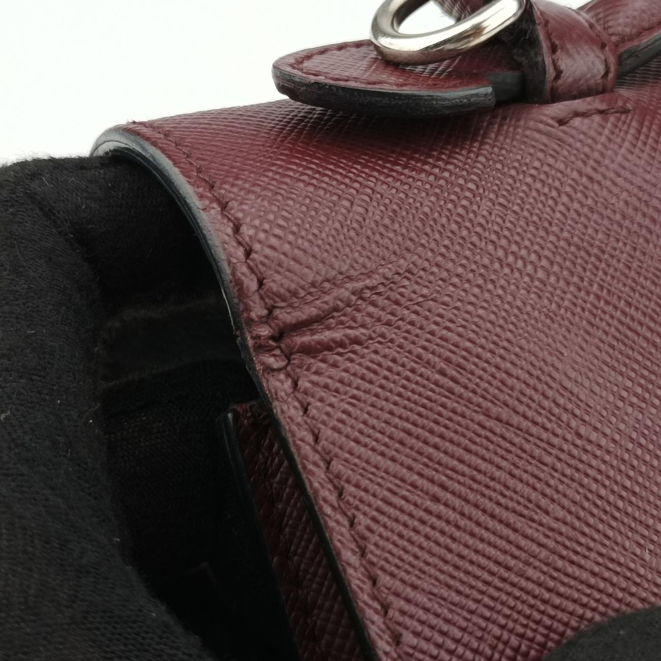 Sound SatchelBordeauxSAFFIANO LeatherBT096014/Jサウンド サッチェルボルドーサフィアーノレザーBT096014/J