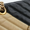 GG MarmontBlack x Beige x RedLeather443497C029517078GGマーモントブラック×ベージュ×レッドレザー443497C029517078