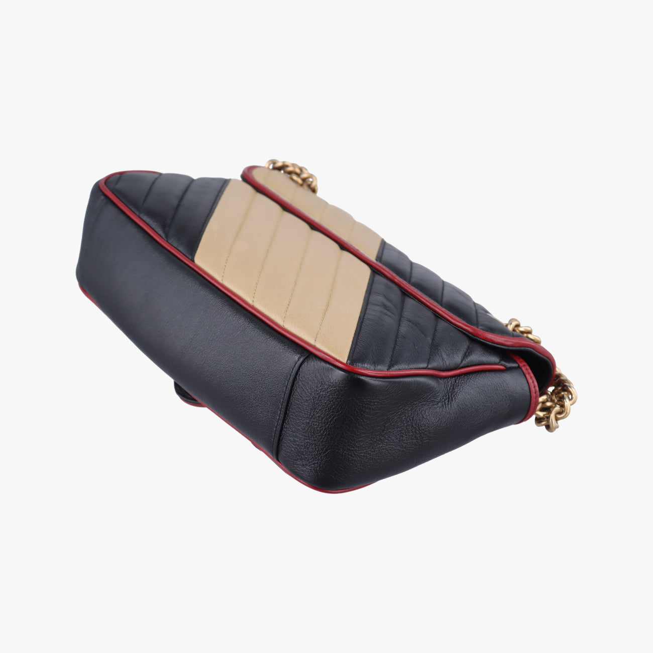 GG MarmontBlack x Beige x RedLeather443497C029517078GGマーモントブラック×ベージュ×レッドレザー443497C029517078