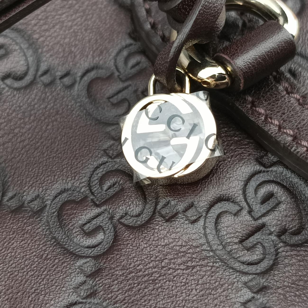 Guccissima BreeBrownLeather323673C015447655グッチシマ ブリーブラウンレザー323673C015447655