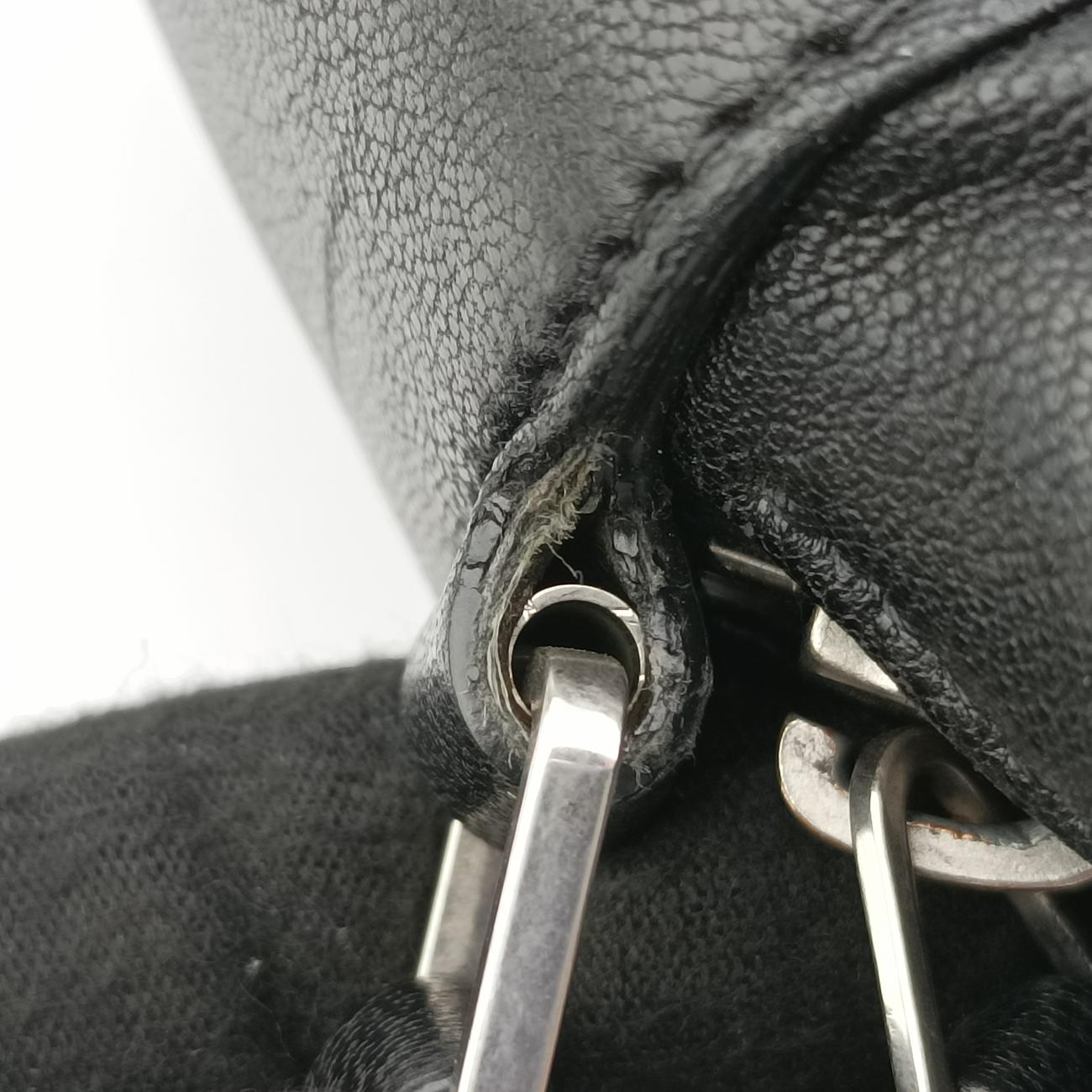PARIS fringeBlackLeather470299FLY470299.1217パリ フリンジブラックレザー470299FLY470299.1217