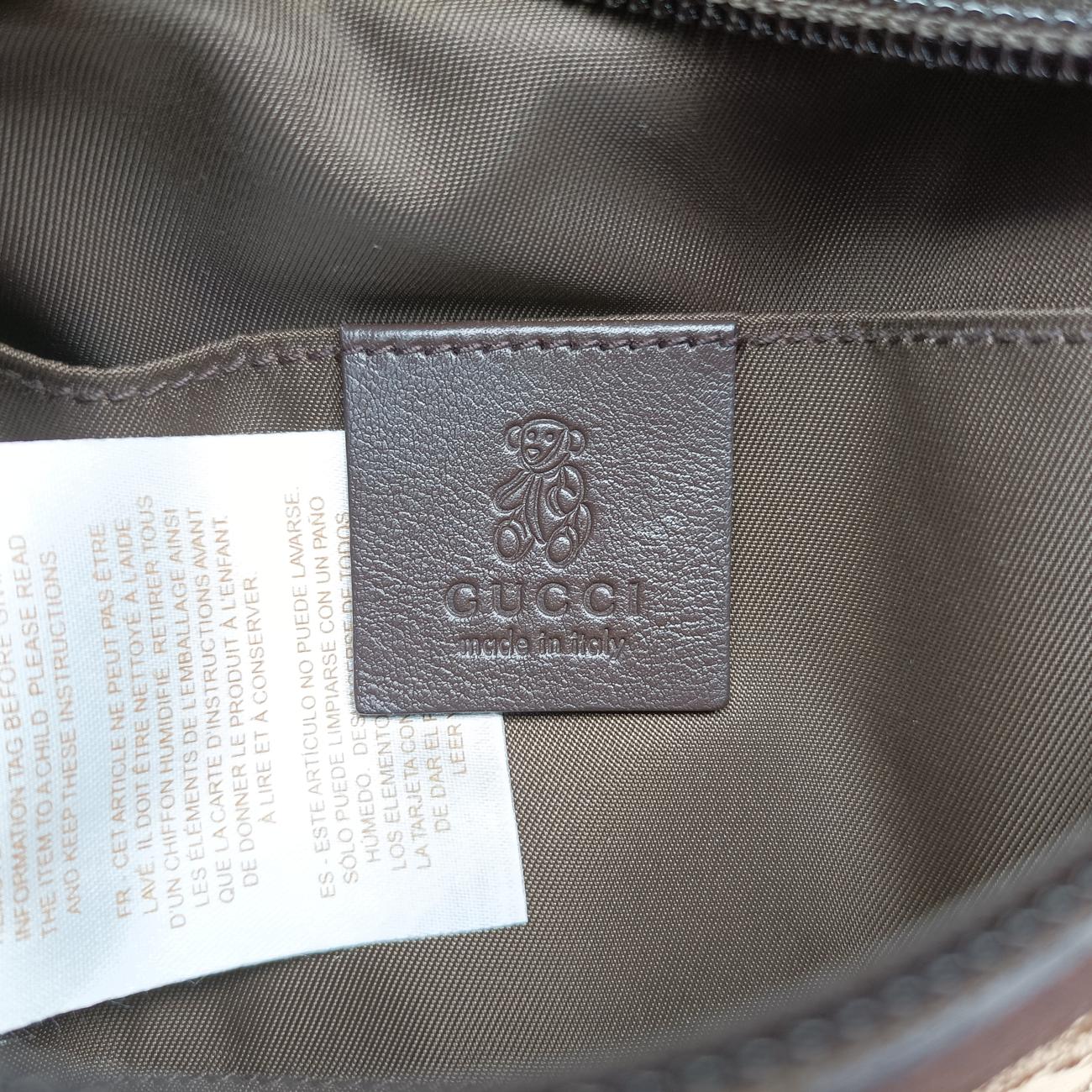 Children's Sherry LineBrowncanvas x leather311159I015930081チルドレンズ シェリーラインブラウンキャンバス×レザー311159I015930081