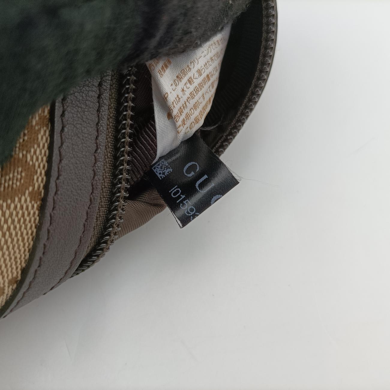 Children's Sherry LineBrowncanvas x leather311159I015930081チルドレンズ シェリーラインブラウンキャンバス×レザー311159I015930081