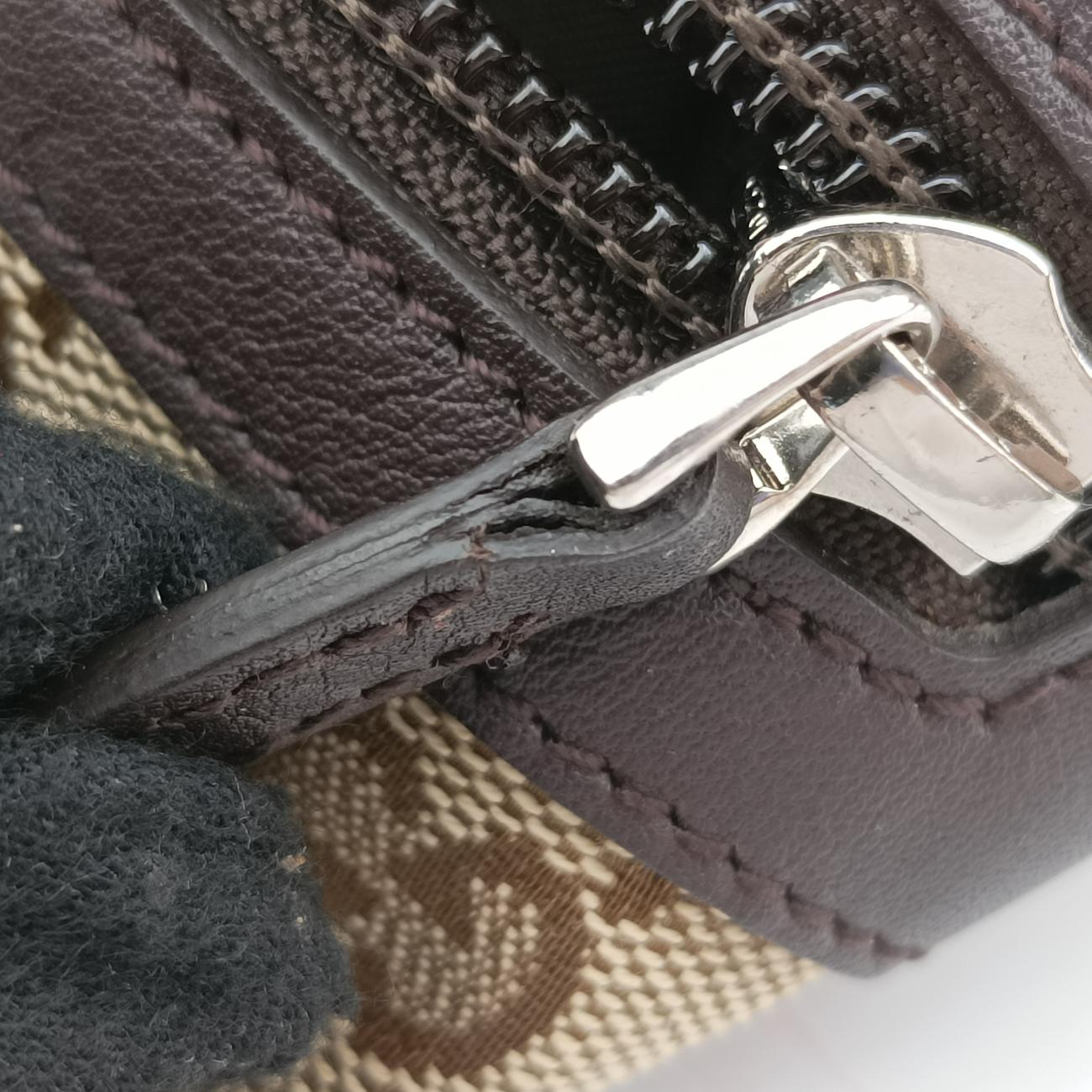 Children's Sherry LineBrowncanvas x leather311159I015930081チルドレンズ シェリーラインブラウンキャンバス×レザー311159I015930081