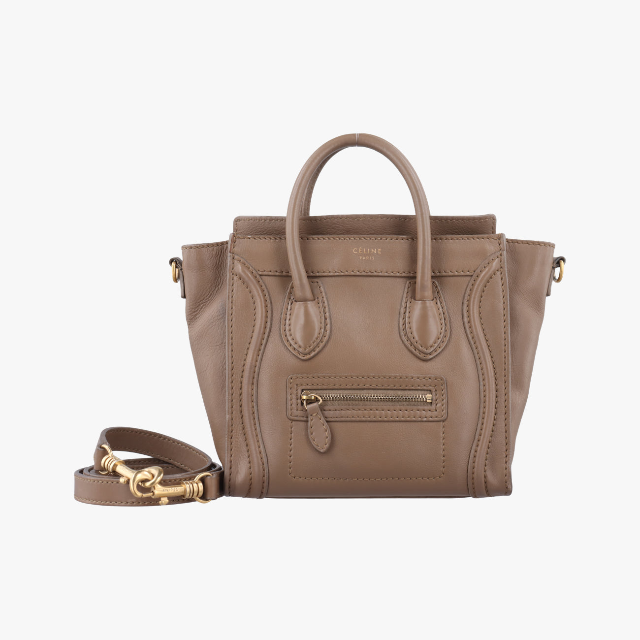 luggage nano shopperBrownLeatherF-ZP-0151ラゲージナノショッパーブラウンレザーF-ZP-0151