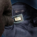 Chevron Caviar Small CC FlapBlueleatherA9377323779045シェブロンキャビアスモールCCフラップブルーレザーA9377323779045
