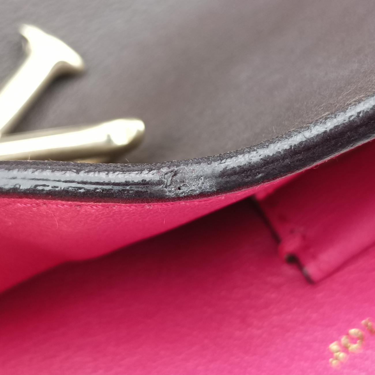 DiorissimoBrown×RoseLeather 19-MA-1122ディオリッシモブラウン×ローズレッドレザー 19-MA-1122
